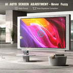 4K Smart WiFi Home Projector - 850 ANSI Lumens, Dolby Audio, Auto Focus & Netflix Licensed